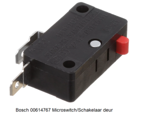 Bosch 00614767 Microswitch/Schakelaar deur verkrijgbaar bij ANKA