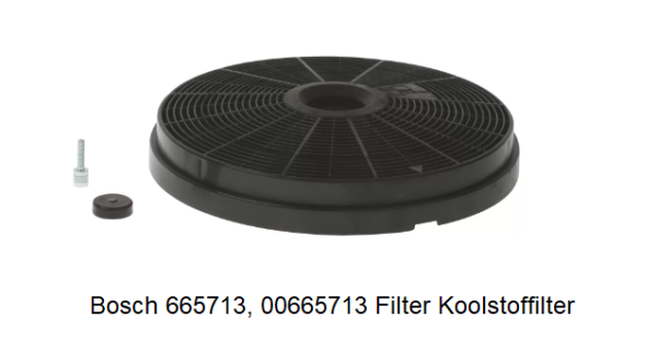 Bosch 665713, 00665713 Filter Koolstoffilter verkrijgbaar bij ANKA