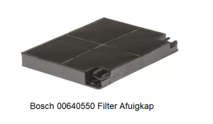 Bosch 00640550 Filter Afzuigkap verkrijgbaar bij ANKA