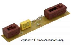 Pelgrim 23314 Print/schakelaar Afzuigkap snel verkrijgbaar bij ANKA