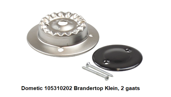 Dometic 105310202 Brandertop Klein, 2 gaats direct verkrijgbaar