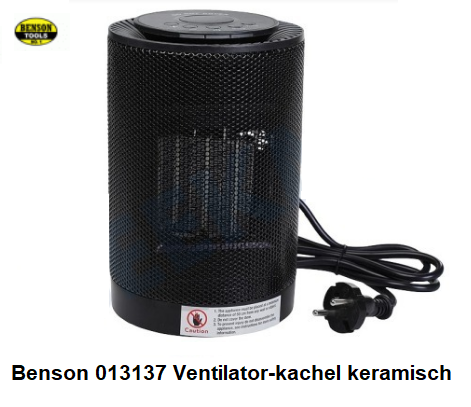 Benson 013137 Ventilator-kachel keramisch verkrijgbaar bij ANKA