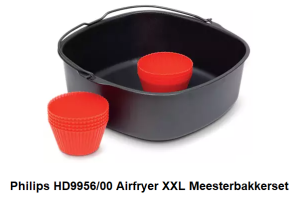 Philips HD9956/00 Airfryer XXL Meesterbakker set verkrijgbaar bij ANKA