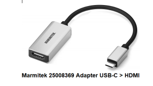 Marmitek 25008369 Adapter USB-C > HDMI verkijgbaar bij ANKA
