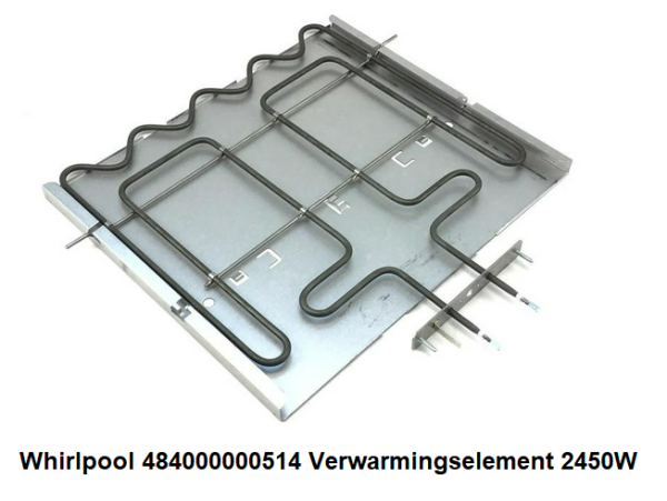 Whirlpool 484000000514 Verwarmingselement 2450W verkrijgbaar bij ANKA