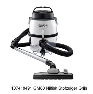 107418491 GM80 Nilfisk Stofzuiger Grijs