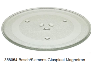 358054 Bosch/Siemens Glasplaat Magnetron verkrijgbaar bij ANKA