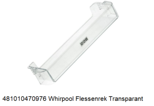 481010470976 Whirpool Flessenrek Transparant verkrijgbaar bij ANKA