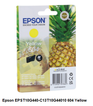 Epson EPST10G440-C13T10G44010 604 Yellow verkrijgbaar bij ANKA