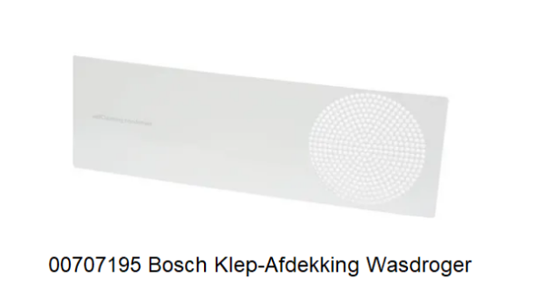 00707195 Bosch Klep-Afdekking Wasdroger verkrijgbaar bij ANKA