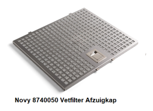 Novy 8740050 Vetfilter Afzuigkap verkrijg bij ANKA Novy specialist