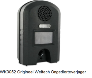 WK0052 Origineel Weitech Ongedierteverjager verkrijgbaar bij ANKA