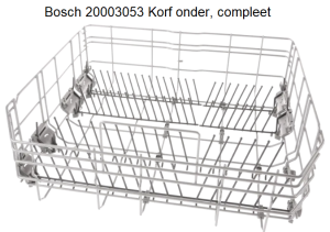 Bosch 20003053 Korf onder, compleet verkrijgbaar bij ANKA