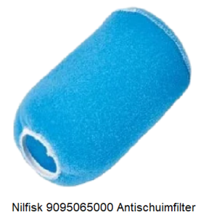 Antischuimfilter. Geschikt voor Clarke Focus II L17, L20, L20 Boost, Focus II S20, RA40, Kent Razor 20/20T en Nilfisk Advance SC401, SC500, SC2000