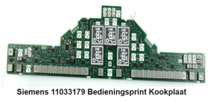 Siemens 11033179 Bedieningsprint Kookplaat