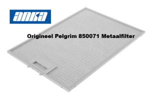 Origineel Pelgrim 850071 Metalen-Vetfilter verkrijgbaar bij ANKA, beste service, snelle levering
