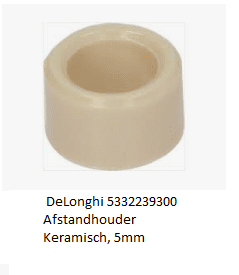 DeLonghi 5332239300 Afstandhouder Keramisch, 5mm verkrijgbaar bij Anka