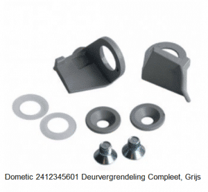 Dometic 2412345601 Deurvergrendeling Compleet, Grijs verkrijgbaar bij Anka