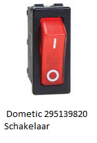 Dometic 295139820 Schakelaar verkrijgbaar bij Anka