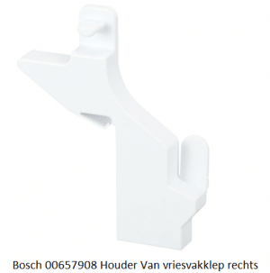 Bosch 657908, 00657908 Houder Van vriesvakklep rechts verkrijgbaar