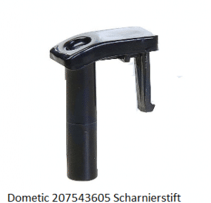 Dometic 207543605 Scharnierstift Zwart
