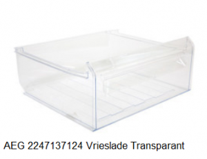 AEG 2247137124 Vrieslade Transparant 410x370x165mm verkrijgbaar bij Anka