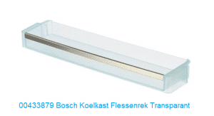 00433879 Flessenrek Transparant 430x105x40mm verkrijgbaar bij Anka