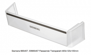 Siemens 665457, 00665457 Flessenrek Transparant 493x120x100mm verkrijgbaar bij Anka