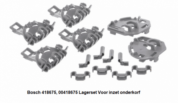 Bosch 418675, 00418675 Lagerset Voor inzet onderkorf verkrijgbaar bij Anka