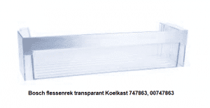 Bosch flessenrek transparant Koelkast 747863, 00747863 verkrijgbaar bij Anka