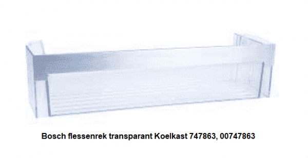 Bosch flessenrek transparant Koelkast 747863, 00747863 verkrijgbaar bij Anka