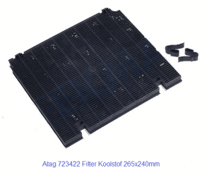 Atag 723422 Filter Koolstof 265x240mm verkrijgbaar bij Anka