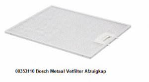 Bosch 00671276 Filter Metaalfilter verkrijgbaar bij Anka
